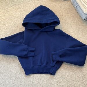 Aritzia Cozy Sweatfleece Perfect Cropped Hoodie